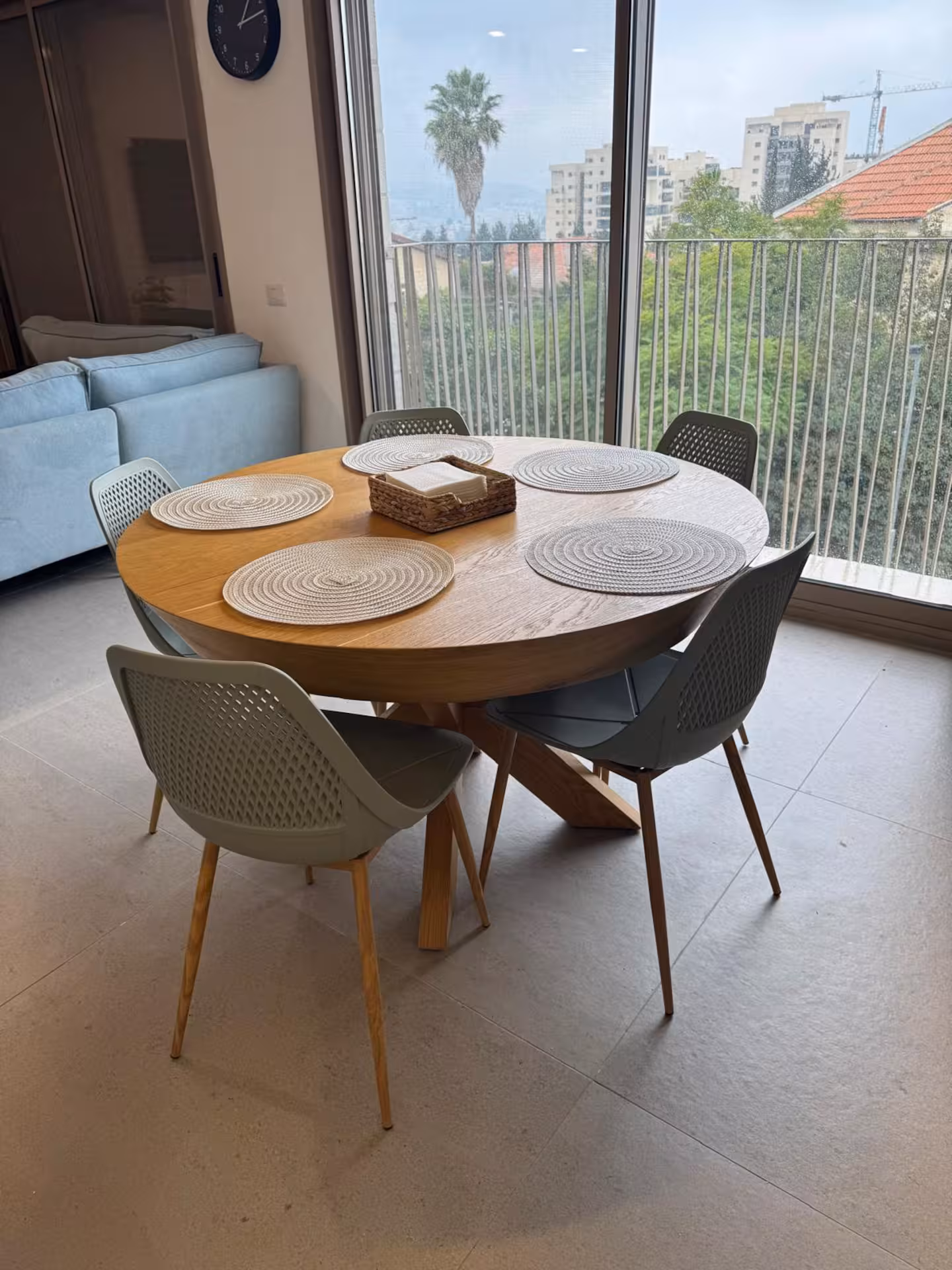 Dining area with garden view